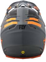 Fly Racing - Fly Racing F2 Carbon Forge MIPS Helmet - 73-4238-4-XS - Matte Charcoal/Orange/Gray - X-Small - Image 3