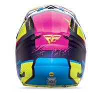 Fly Racing - Fly Racing F2 Carbon MIPS Retrospec Helmet - 73-42292X - Hi Vis/Pink Neon - 2XL - Image 4