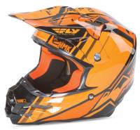 Fly Racing - Fly Racing F2 Carbon Pro Cross Helmet - 73-4926M - Black/Orange - Medium - Image 1