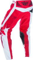 Fly Racing - Fly Racing Kinetic Cruz Youth Pants - 370-53220 - Red/White - 20 - Image 2