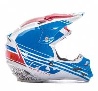 Fly Racing - Fly Racing F2 Carbon Animal Helmet - 73-41422X - Blue/White/Red - 2XL - Image 2