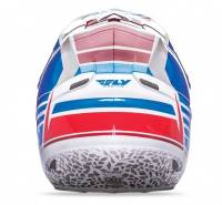 Fly Racing - Fly Racing F2 Carbon Animal Helmet - 73-41422X - Blue/White/Red - 2XL - Image 4