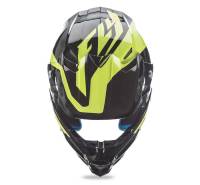 Fly Racing - Fly Racing F2 Carbon Pure Helmet - 73-4131XS - Hi-Vis/Black - X-Small - Image 3