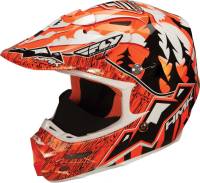 Fly Racing - Fly Racing F2 Carbon Pro Wilderness Helmet - 73-4902XS - Orange - X-Small - Image 1