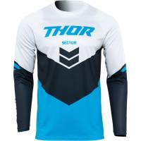 Thor - Thor Sector Chev Jersey - 2910-6466 - Blue/Midnight - Small - Image 1