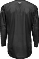 Fly Racing - Fly Racing Kinetic Mesh Youth Jersey - 375-310YL - Black/White - Large - Image 2