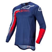 Alpinestars - Alpinestars Supertech Blaze Jersey - 3760422-7322-S - Dark Blue/Bright Red/White - Small - Image 1