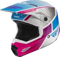 Fly Racing - Fly Racing Kinetic Drift Helmet - 73-86442X - Pink/White/Blue - 2XL - Image 1