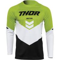Thor - Thor Sector Chev Jersey - 2910-6473 - Black/Green - Small - Image 1