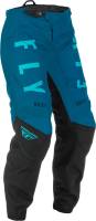 Fly Racing - Fly Racing F-16 Womens Pants - 375-83004 - Aqua/Dark Teal/Black - 00/02 - Image 1