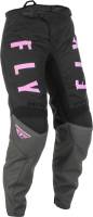 Fly Racing - Fly Racing F-16 Womens Pants - 375-83104 - Gray/Black/Pink - 00/02 - Image 1