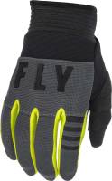 Fly Racing - Fly Racing F-16 Youth Gloves - 375-912YL - Gray/Black/Hi-Viz - Large - Image 1