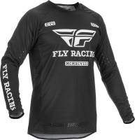 Fly Racing - Fly Racing Evolution DST Jersey - 375-1212X - Black/White - 2XL - Image 1