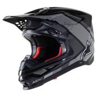 Alpinestars - Alpinestars Supertech M10 Carbon Meta2 Helmet - 8300422-1195-XXL - Black/Gray Glossy - 2XL - Image 1