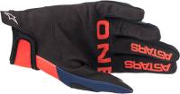 Alpinestars - Alpinestars Radar Gloves - 3561822-7083-L - Dark Blue/Red Fluo - Large - Image 2