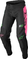 Alpinestars - Alpinestars Racer Compass Pants - 3722122-1669-28 - Black/Green Neon/Pink Fluo - 28 - Image 1