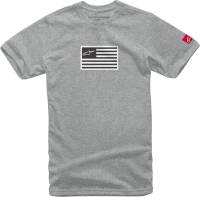 Alpinestars - Alpinestars Flagged T-Shirt - 1213-72038-1026-XXL - Gray Heather - 2XL - Image 1