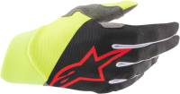 Alpinestars - Alpinestars Dune Gloves - 3562521-1533-2X - Black/Yellow Fluo/Bright Red - 2XL - Image 1