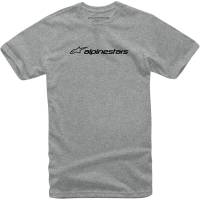 Alpinestars - Alpinestars Linear T-Shirt - 1211-72024-1126-XXL - Gray Heather/Black - 2XL - Image 1