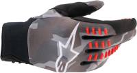 Alpinestars - Alpinestars SMX-E Gloves - 3564020-9133-2X - Gray Camo/Red Fluo - 2XL - Image 1