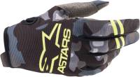 Alpinestars - Alpinestars Radar Youth Gloves - 3541821-9155- XS - Gray Camo/Yellow Fluo - X-Small - Image 1