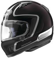 Arai Helmets - Arai Helmets Defiant-X Outline Helmet - 685311172525 - Black/Dark Purple - Small - Image 1