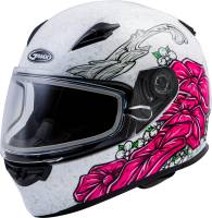 G-Max - G-Max FF49 Yarrow Womens Helmet - G2494404 - White/Pink - Small - Image 1