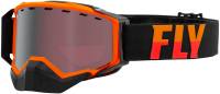 Fly Racing - Fly Racing Zone Snow Goggles - FLB-050 - Orange/Black / Silver Mirror Rose Lens - OSFM - Image 1