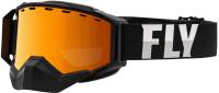 Fly Racing - Fly Racing Zone Pro Snow Goggles - FLB-059 - Black/Gray / Orange Mirror Polarized Smoke Lens - OSFM - Image 1