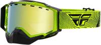 Fly Racing - Fly Racing Zone Snow Goggles - FLB-057 - Hi-Vis/Black / Gold Mirror Smoke Lens - OSFM - Image 1