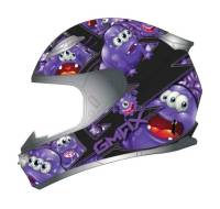 G-Max - G-Max GM49Y Attack Snow Youth Helmet - XF-3-72-5997YS - Black/Purple - Small - Image 1