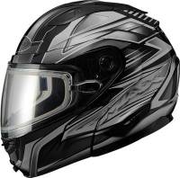 G-Max - G-Max GM64S Carbide Snow Helmet - G2641543 TC-5 - Gloss Black/Dark Silver - X-Small - Image 1
