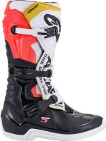 Alpinestars - Alpinestars Tech 3 Boots - 2013018-1238-13 - Black/White/Red Flourescent/Yellow - 13 - Image 4