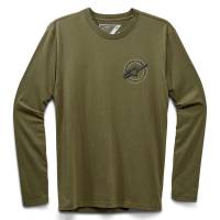 Alpinestars - Alpinestars Hoops Long Sleeve T-Shirt - 1230-74100-690-2XL - Military - 2XL - Image 1