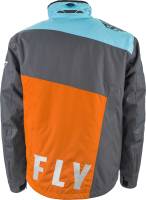 Fly Racing - Fly Racing SNX Pro Jacket - 470-4114YL - Orange/Light Blue/Black - Large - Image 2