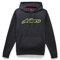 Alpinestars - Alpinestars Blaze Fleece Pullover Hoodie - 1037-53113-1815-2XL - Charcoal/Heather Gray/Green - 2XL - Image 1