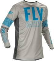 Fly Racing - Fly Racing Lite Jersey - 374-7212X - Gray/Blue - 2XL - Image 1