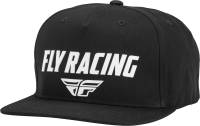 Fly Racing - Fly Racing Fly Evo Hat - 351-0122 - Black/White - OSFM - Image 1