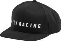 Fly Racing - Fly Racing Fly Logo Hat - 351-0960 - Black - OSFM - Image 1