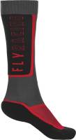 Fly Racing - Fly Racing MX Youth Socks - 350-0512Y - Black/Gray/Red - OSFM - Image 2