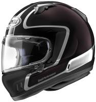 Arai Helmets - Arai Helmets Defiant-X Outline Helmet - 685311172518 - Black/Dark Purple - X-Small - Image 1