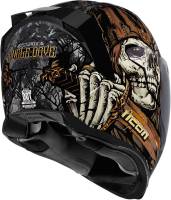 Icon - Icon Airflite Uncle Dave Helmet - 0101-12671 - Black - X-Small - Image 2