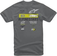 Alpinestars - Alpinestars Sponsored T-Shirt - 1210-72002-182X - Charcoal - 2XL - Image 1