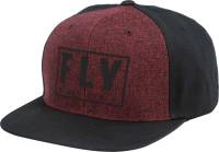 Fly Racing - Fly Racing Fly Gasket Hat - 351-0975 - Black/Red - OSFA - Image 1