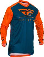Fly Racing - Fly Racing Lite Hydrogen Jersey - 373-7232X - Orange/Navy - 2XL - Image 1