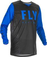 Fly Racing - Fly Racing Kinetic Mesh Youth Jersey - 374-310YL - Black/Blue - Large - Image 1