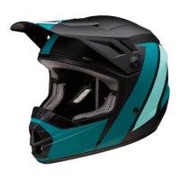 Z1R - Z1R Rise Evac Youth Helmet - 0111-1321 - Matte Black/Teal - Medium - Image 1