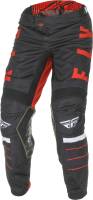 Fly Racing - Fly Racing Kinetic Mesh Youth Pants - 374-32222 - Red/Black - 22 - Image 4
