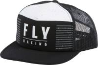 Fly Racing - Fly Racing Fly Hydrogen Hat - 351-0955 - Black/White - OSFA - Image 1