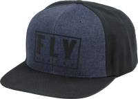 Fly Racing - Fly Racing Fly Gasket Hat - 351-0977 - Black/Blue - OSFA - Image 1